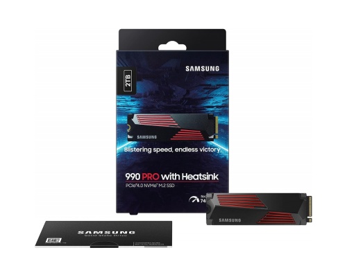 Samsung 990 PRO with Heatsink SSD 1TB M.2 NVMe PCI Express 4.0