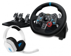 Logitech G29 Τιμονιέρα με Πετάλια για PC / PS4 / PS5 με 900° Περιστροφής + Astro A10 Headset Logitech G29 Τιμονιέρα με Πετάλια για PC / PS4 / PS5 με 900° Περιστροφής + Astro A10 Headset