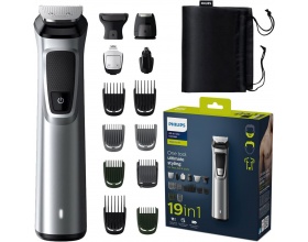 Philips Multigroom Series 7000 Επαναφορτιζόμενη Κουρευτική Μηχανή Γκρι MG7736/25