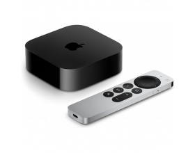 Apple TV Box TV 4K (2022) 4K UHD με WiFi και 64GB Αποθηκευτικό Χώρο με Λειτουργικό tvOS και Siri