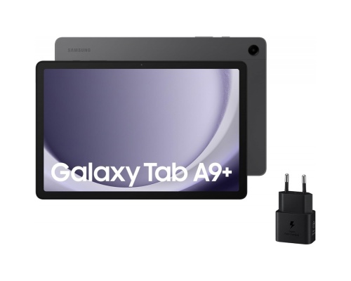  Samsung Galaxy Tab A9+ 11" με WiFi (8GB/128GB) Graphite + φορτιστης 25w