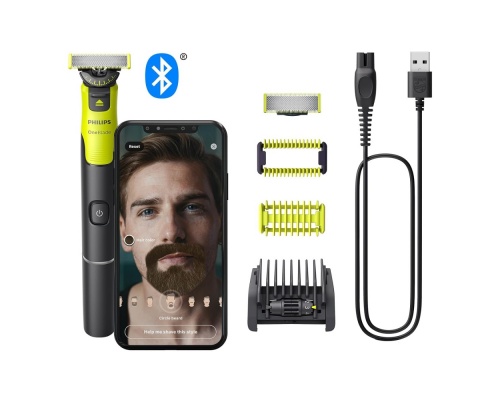 Philips OneBlade 360 QP4631/30 Ξυριστική Μηχανή Σώματος / Προσώπου Επαναφορτιζόμενη