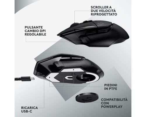 Logitech G502 X Lightspeed Ασύρματο Gaming Ποντίκι