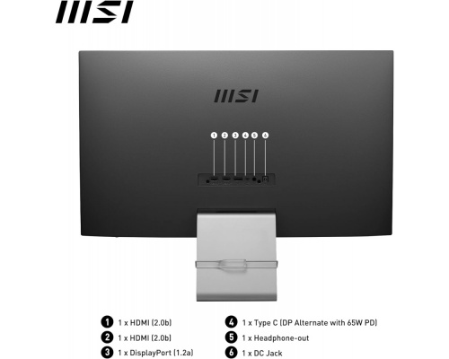 MSI Modern MD271UL IPS Monitor 27" 4K 3840x2160 με Χρόνο Απόκρισης 4ms GTG