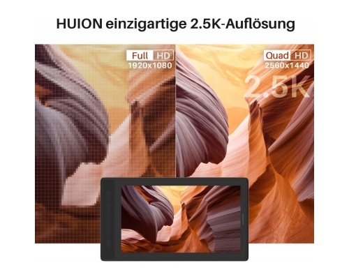 Huion Kamvas Pro 16 (2.5K) Γραφίδα Σχεδίασης με Όθονη QHD 15.8