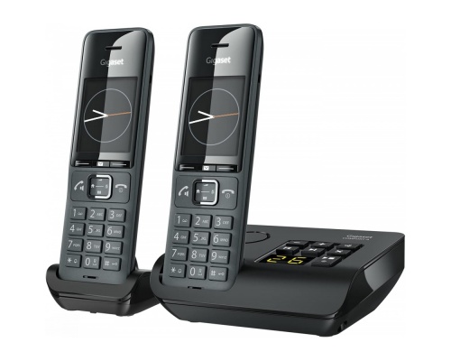 Gigaset Comfort 520A Ασύρματο Τηλέφωνο Duo Μαύρο