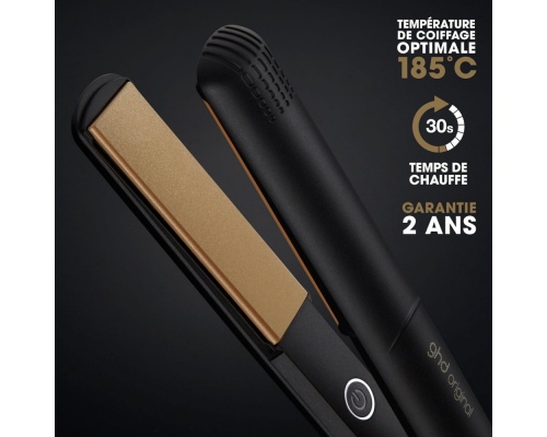 GHD Original Styler Πρέσα Μαλλιών με Κεραμικές Πλάκες 75W Μαύρη