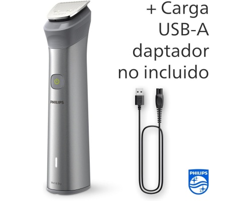 Philips Series 5000 Επαναφορτιζόμενη Κουρευτική Μηχανή Ασημί MG5950/15 Philips Series 5000 Επαναφορτιζόμενη Κουρευτική Μηχανή Ασημί MG5950/15