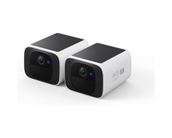 Anker eufy S220 SoloCam 2-Cam Pack Outdoor 2K IP Camera με Solar Charging, 8GB Local Storage και ανίχνευση κίνησης με AI