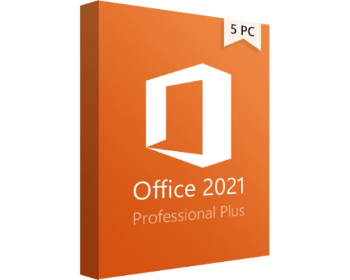 Microsoft Office Professional Plus 2021 σε Ηλεκτρονική άδεια για 5 Χρήστες