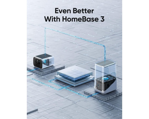 Anker eufy SoloCam S220 Cam Pro 2K IP Camera με Solar Panel, 2-Way Audio, WiFi και ανίχνευση κίνησης με AI