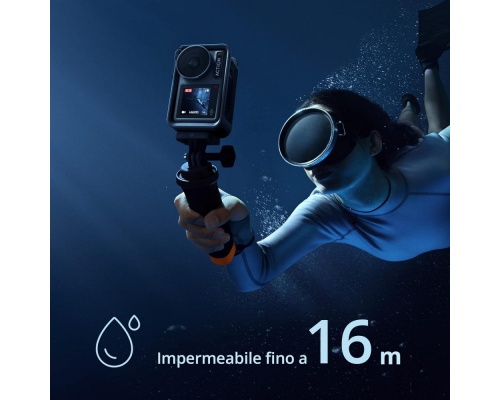 DJI Osmo Action 3 Action Camera 4K Ultra HD με WiFi Standard Combo Μαύρη με Οθόνη 2.25"