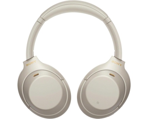 Sony WH-1000XM4 Ασύρματα/Ενσύρματα Over Ear Ακουστικά Ασημί