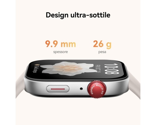 Huawei Watch Fit 3 Aluminium 43mm Αδιάβροχο με Παλμογράφο (Μαύρο)