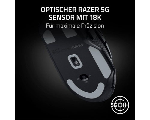 Razer Basilisk V3 X Hyperspeed Ασύρματο RGB Gaming Ποντίκι 18000 DPI Μαύρο