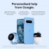 Google Pixel Watch 2 Aluminium 41mm με Παλμογράφο (Polished Silver / Porcelain Active Band)