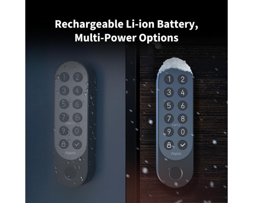 Aqara U200 Smart Retrofit Door Lock Matter Compatible Black