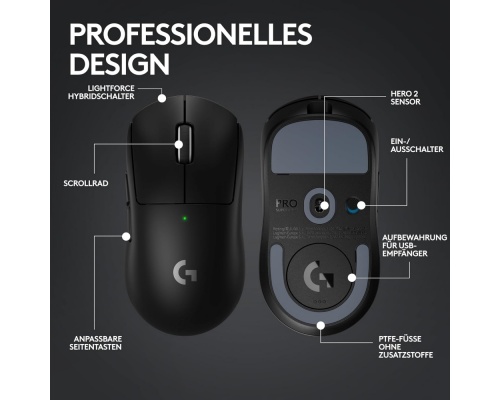 Logitech G Ποντίκι G Pro 2 Lightspeed White