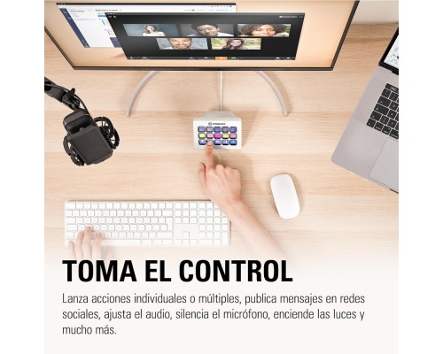 Elgato Stream Deck MK.2 15 Buttons Λευκό 20GBA9901