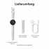 Google Pixel Watch 3 Aluminium 41mm Αδιάβροχο με Παλμογράφο (Polished Silver Aluminum case / Porcelain Active Band)
