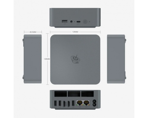 Beelink EQR6 Mini PC, AMD Ryzen 9 6900HX (8C/16T up to 4.9Ghz), 32G DDR5 RAM 500GB