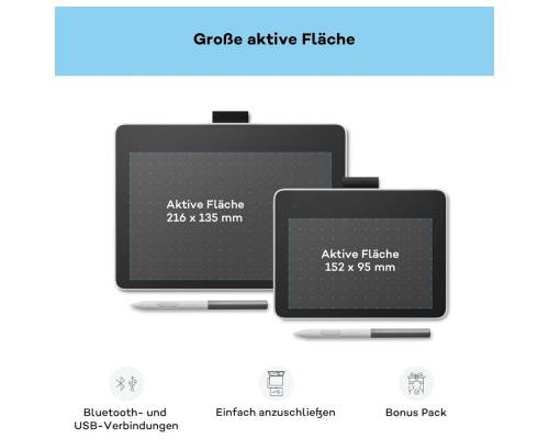 Wacom One Pen Small Γραφίδα Σχεδίασης χωρίς Οθόνη με Bluetooth