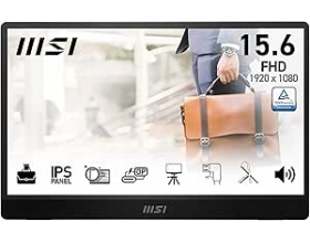 MSI Pro MP161 E2 IPS Monitor 15.6" FHD 1920x1080 με Χρόνο Απόκρισης 4ms GTG