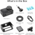DJI Osmo Action 4 Essential Combo Action Camera 4K Ultra HD Υποβρύχια με WiFi Μαύρη με Οθόνη 2.25"