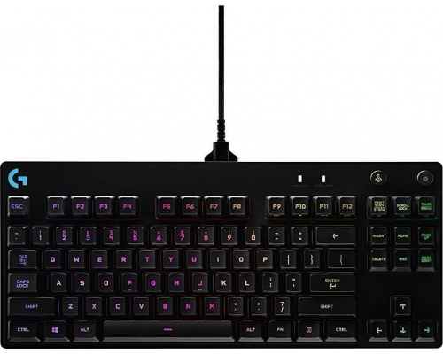 Logitech G Pro Gaming Μηχανικό Πληκτρολόγιο Tenkeyless με GX Blue διακόπτες και RGB φωτισμό (Αγγλικό US) Logitech G Pro Gaming Μηχανικό Πληκτρολόγιο Tenkeyless με GX Blue διακόπτες και RGB φωτισμό (Αγγλικό US)