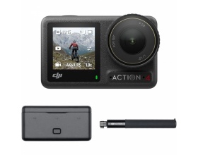 DJI Osmo Action 4 Adventure Combo 512GB Action Camera 4K Ultra HD Υποβρύχια με Οθόνη Αφής 2.25" και Wi-Fi Μαύρη DJI Osmo Action 4 Adventure Combo 512GB Action Camera 4K Ultra HD Υποβρύχια με Οθόνη Αφής 2.25" και Wi-Fi Μαύρη