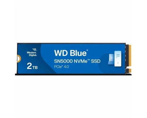 Western Digital Blue SN5000 2TB SSD, M.2 2280, PCIe 4x4 NVMe, 5150MB/s (Read)/4850MB/s (Write) (WDS200T4B0E-00CNZ0)