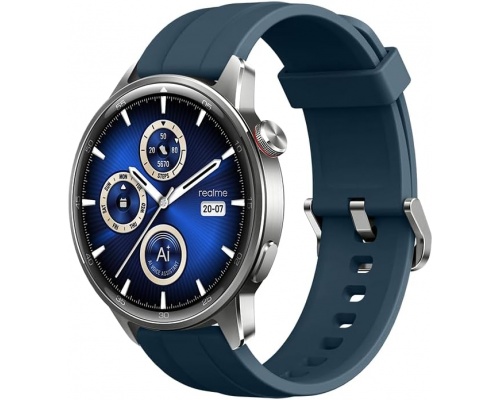 Realme Watch S2 46mm με Παλμογράφο (Ocean Silver)