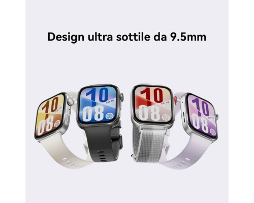 Huawei Watch Fit 4 43mm Αδιάβροχο με Παλμογράφο (Μαύρο)