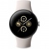 Google Pixel Watch 2 Aluminium 41mm με Παλμογράφο (Polished Silver / Porcelain Active Band)