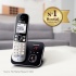 Panasonic KX-TG6821 Ασύρματο Τηλέφωνο Μαύρο