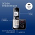 Panasonic KX-TG6821 Ασύρματο Τηλέφωνο Μαύρο