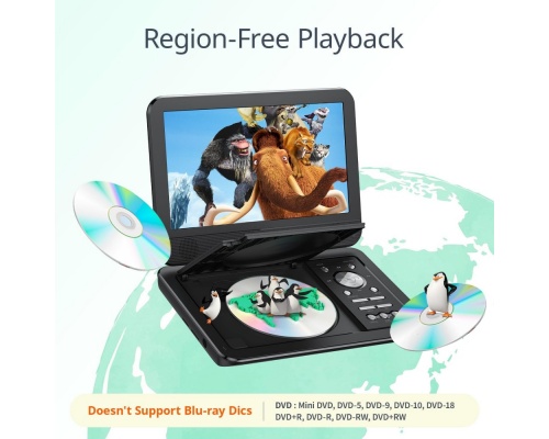 YOTON 10,5" ΦΟΡΗΤΟ DVD PLAYER YD105A