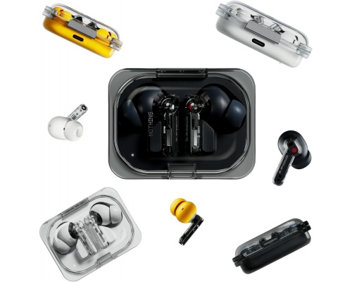 Nothing Ear (a) In-ear Bluetooth Handsfree Ακουστικά με Αντοχή στον Ιδρώτα και Θήκη Φόρτισης Μαύρα
