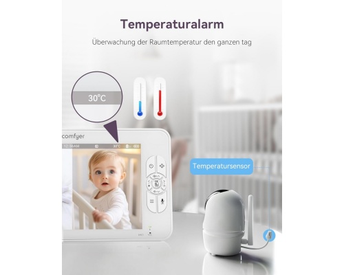Comfyer Baby Monitor 1080P Camera 7'' ‎BM01