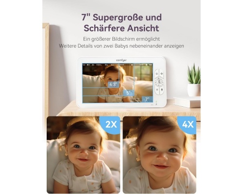 Comfyer Baby Monitor 1080P Camera 7'' ‎BM01