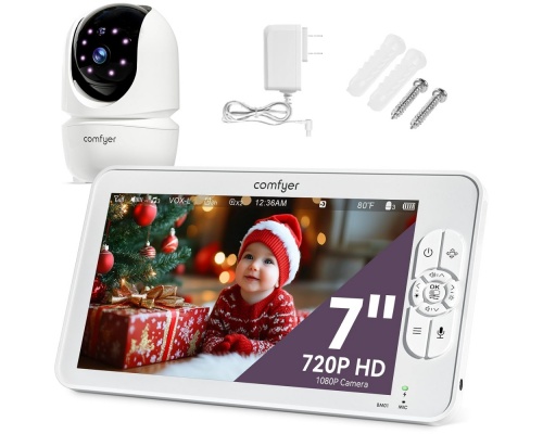 Comfyer Baby Monitor 1080P Camera 7'' ‎BM01