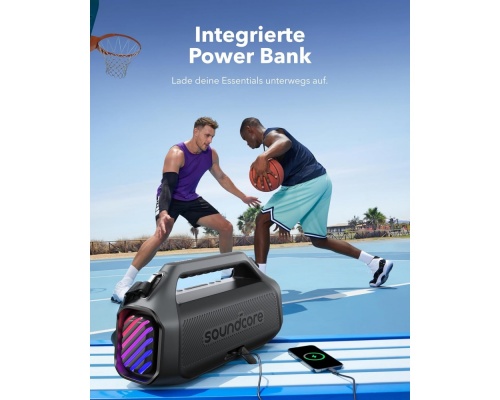 Anker Soundcore Boom 2 Plus Αδιάβροχο Ηχείο Bluetooth 140W με Διάρκεια Μπαταρίας έως 20 ώρες Μαύρο Anker Soundcore Boom 2 Plus Αδιάβροχο Ηχείο Bluetooth 140W με Διάρκεια Μπαταρίας έως 20 ώρες Μαύρο