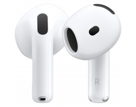 Apple AirPods 4 Earbud Bluetooth Handsfree Ακουστικά με Αντοχή στον Ιδρώτα και Θήκη Φόρτισης Λευκά Apple AirPods 4 Earbud Bluetooth Handsfree Ακουστικά με Αντοχή στον Ιδρώτα και Θήκη Φόρτισης Λευκά