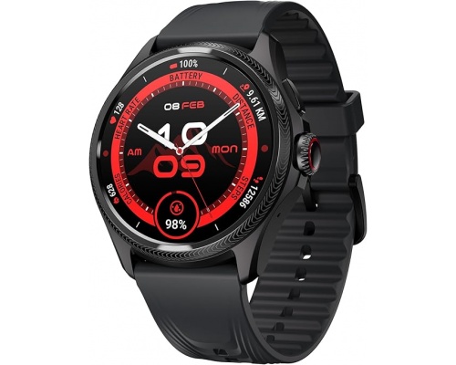 Ticwatch Pro 5 Enduro Aluminium 48mm Αδιάβροχο Smartwatch με Παλμογράφο obsidian