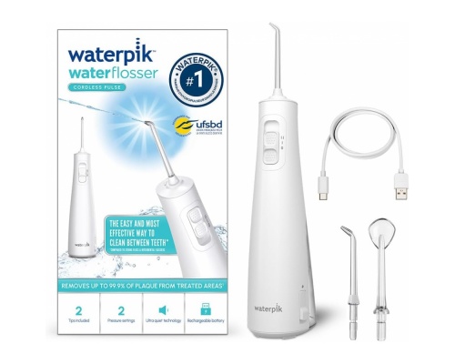 Waterpik WF-20 Pulse Water Flosser White Travel Size