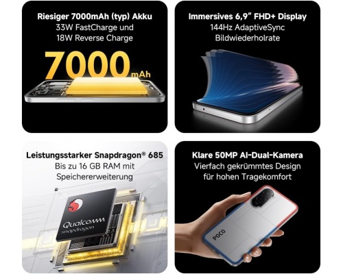 Xiaomi Poco M7 Dual SIM (8/256GB) blue