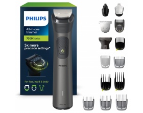 Philips Multigroom Επαναφορτιζόμενη Κουρευτική Μηχανή Γκρι MG7950/15