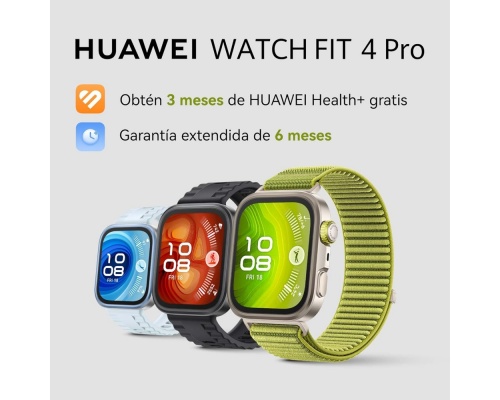 Huawei Watch Fit 4 Pro Aluminium 45mm Αδιάβροχο με Παλμογράφο (Μαύρο)