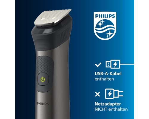 Philips Multigroom Επαναφορτιζόμενη Κουρευτική Μηχανή Γκρι MG7950/15 Philips Multigroom Επαναφορτιζόμενη Κουρευτική Μηχανή Γκρι MG7950/15