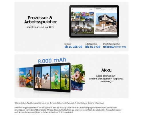 Samsung Galaxy Tab S10 Lite 10.9" (6GB/128GB) Ασημί